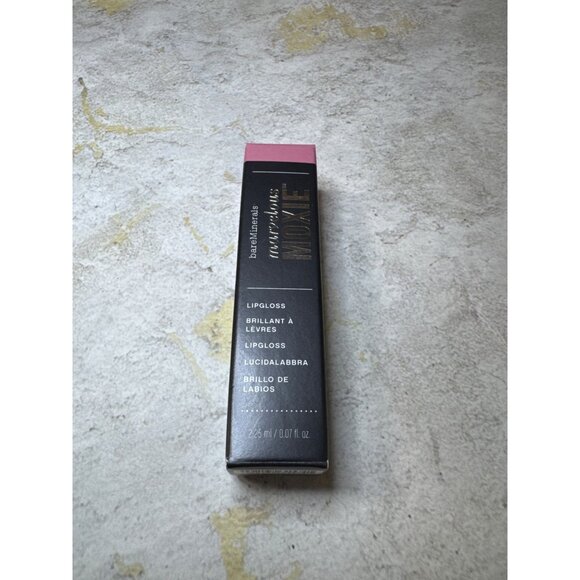 NEW BareMinerals Marvelous Moxie Lip Gloss in Rebel - Picture 1 of 3